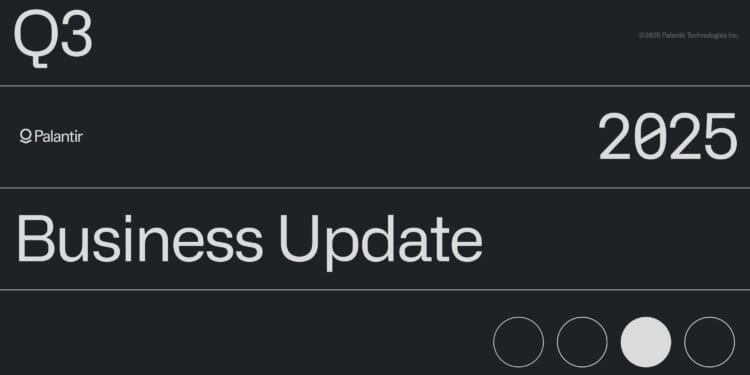 Palantir Q3 2025: Crestere solida, dar corecteaza 1 palantir T3 2025